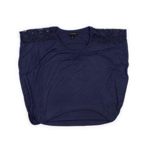 BANANA REPUBLIC navy lightweight stretch top S